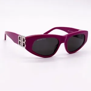 FINAL PRICE NEW BALENCIAGA BB0095S 017 SUNGLASSES BALENCIAGA BB0095S 017 Fuchsia/Grey 53-19-135 Sunglasses New  main image 3